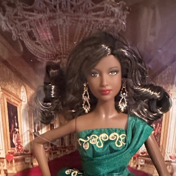 green dress holiday barbie Holiday Surprise Barbie Doll – TOYCYCLE main image 0